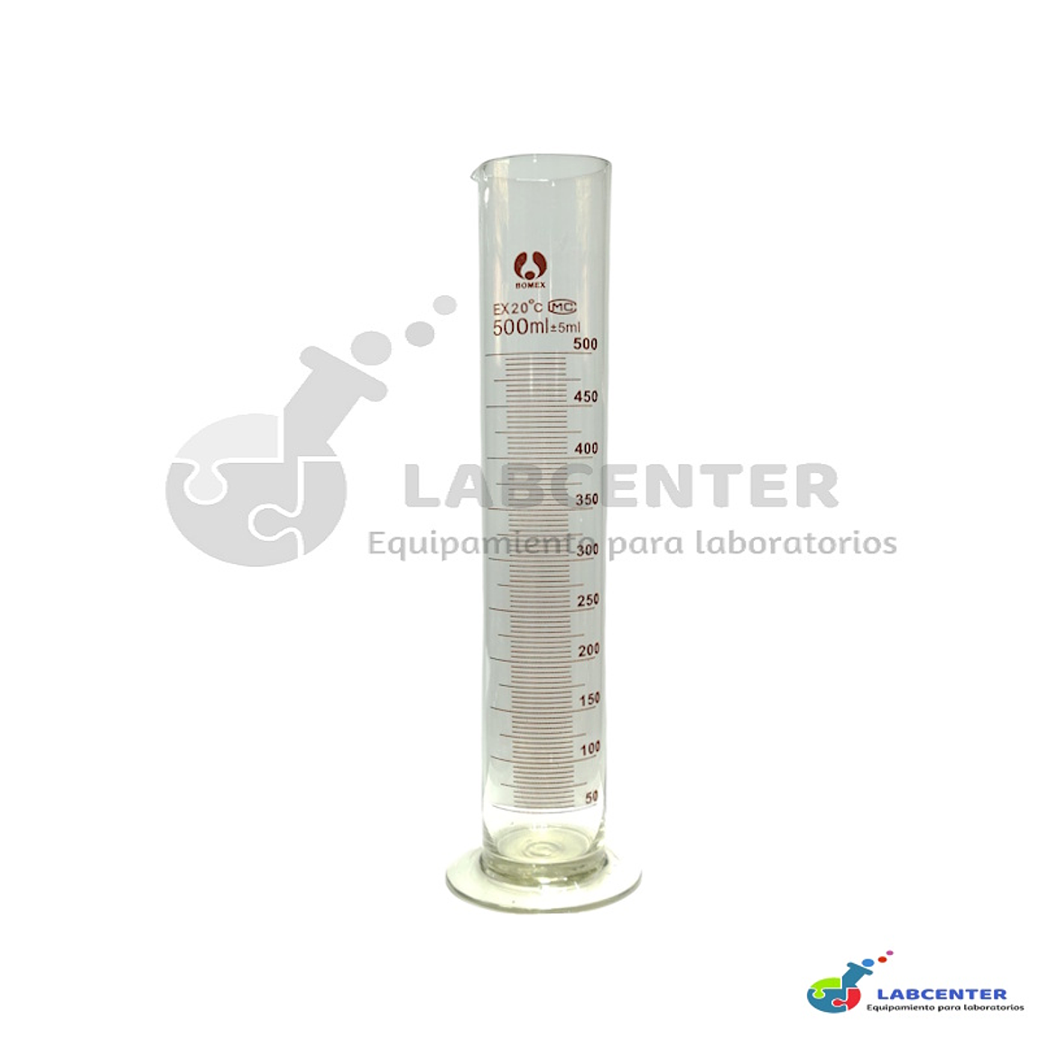 PROBETA VIDRIO BASE REDONDA 500 ML 1