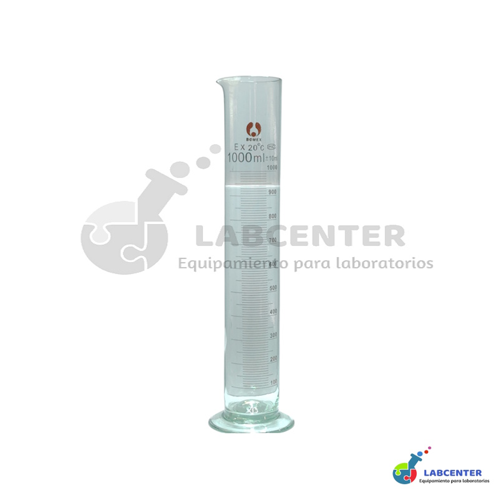 PROBETA VIDRIO BASE REDONDA 1000 ML 1