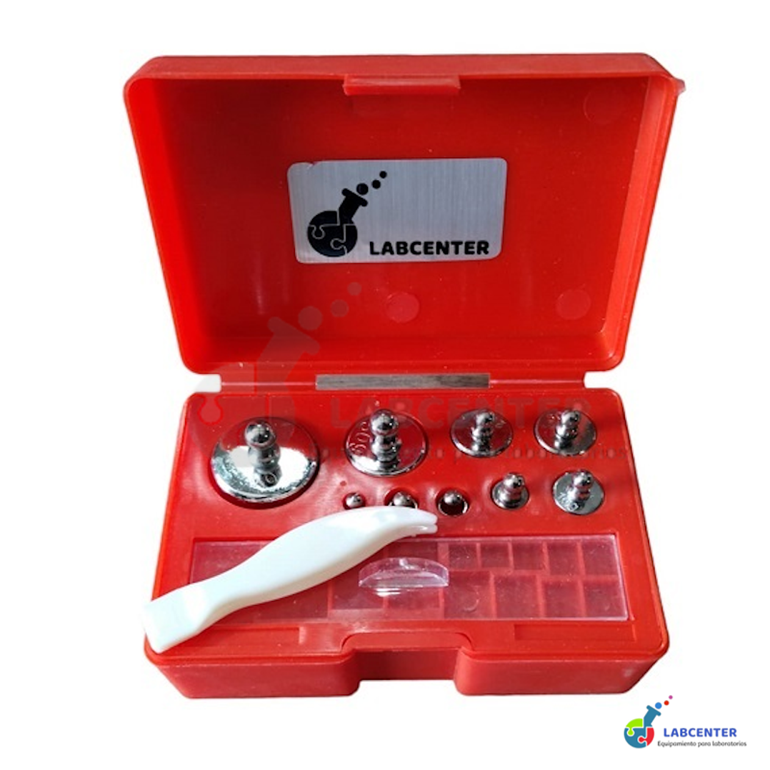 SET DE MASAS DE 10 A 100 GRS CROMADAS 1