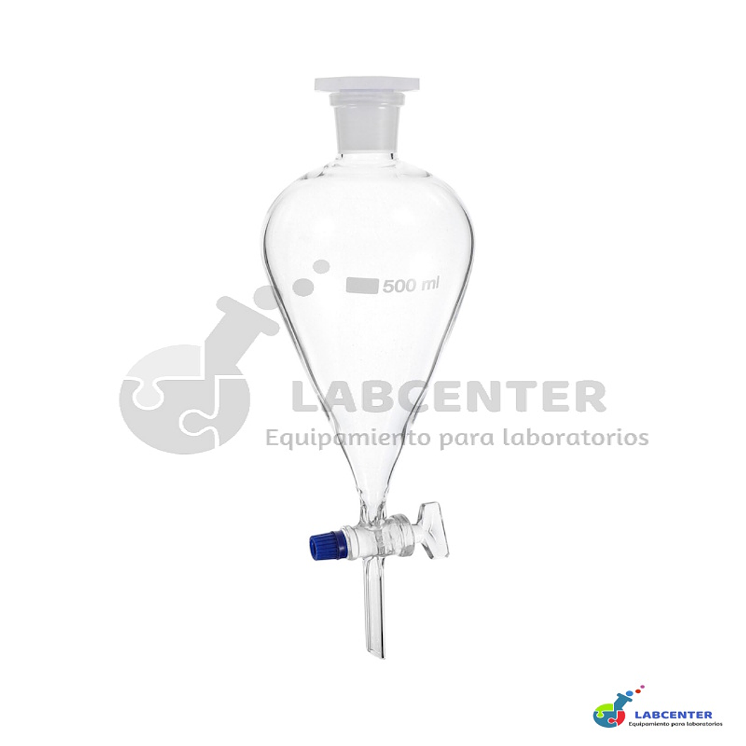 EMBUDO DE DECANTACION 500 ML  1