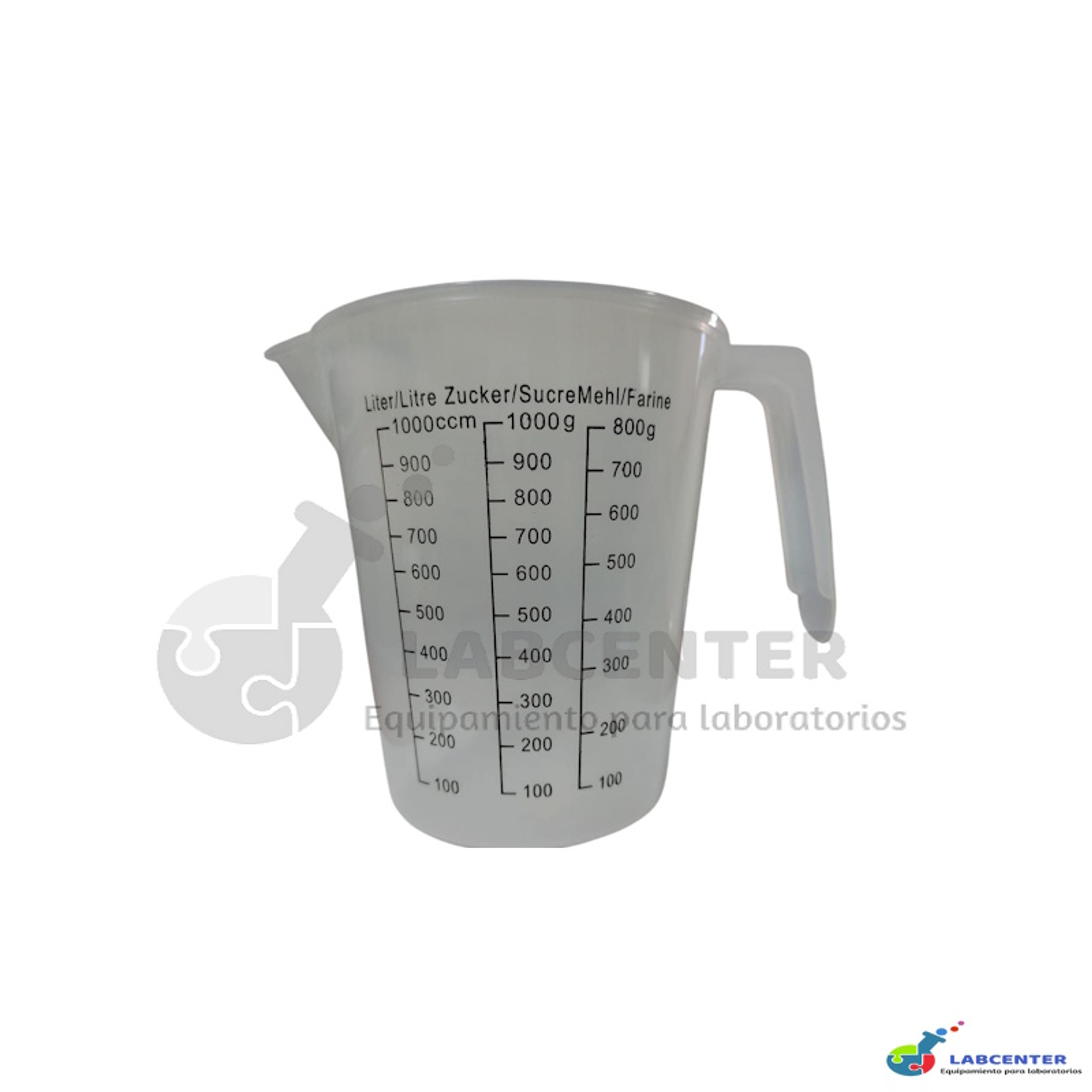JARRO GRADUADO PLASTICO 1000 ML 1