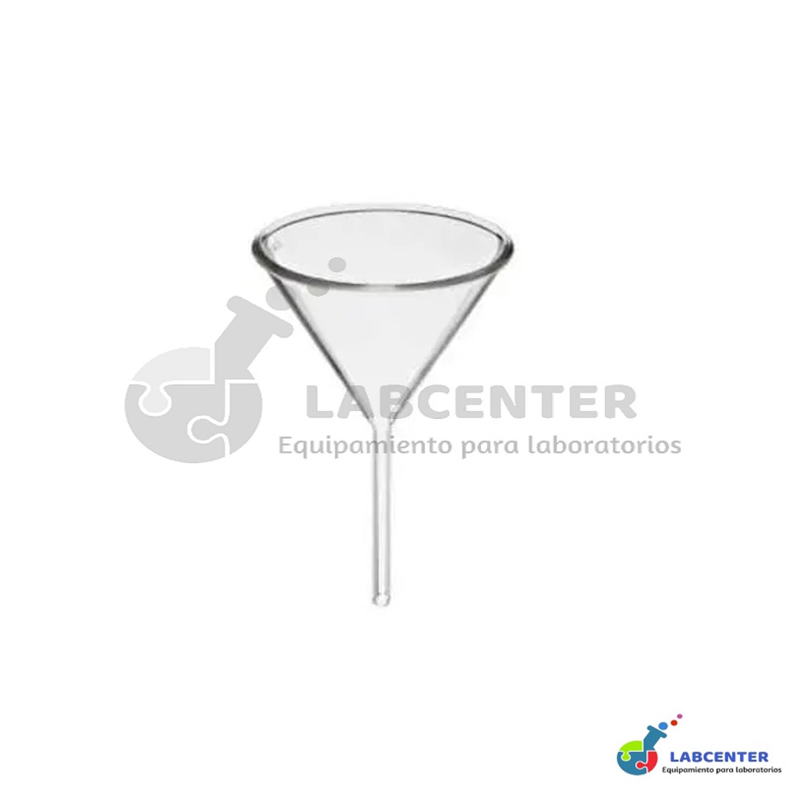 EMBUDO VIDRIO TALLO CORTO 120 MM 1