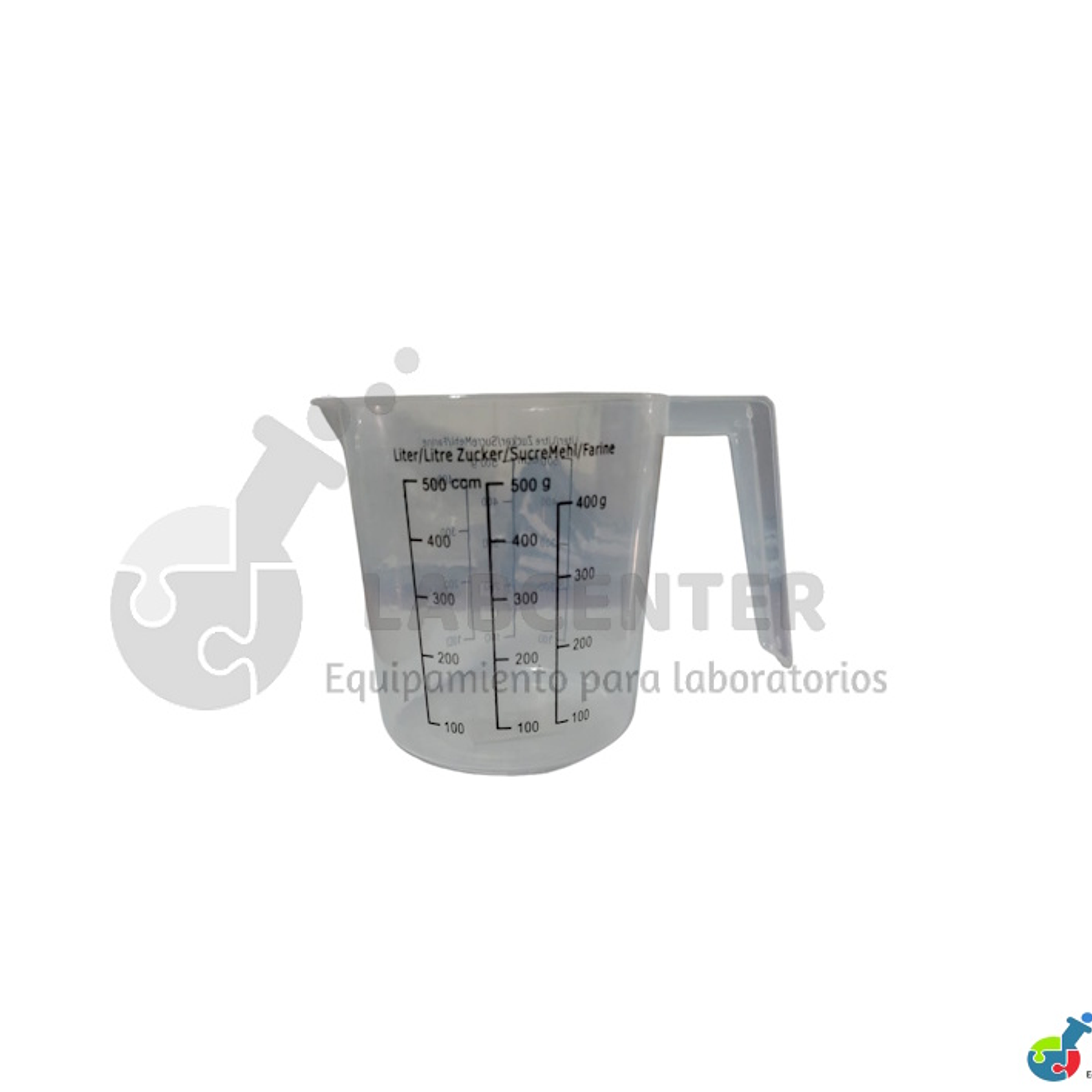 JARRO GRADUADO PLASTICO 500 ML 1