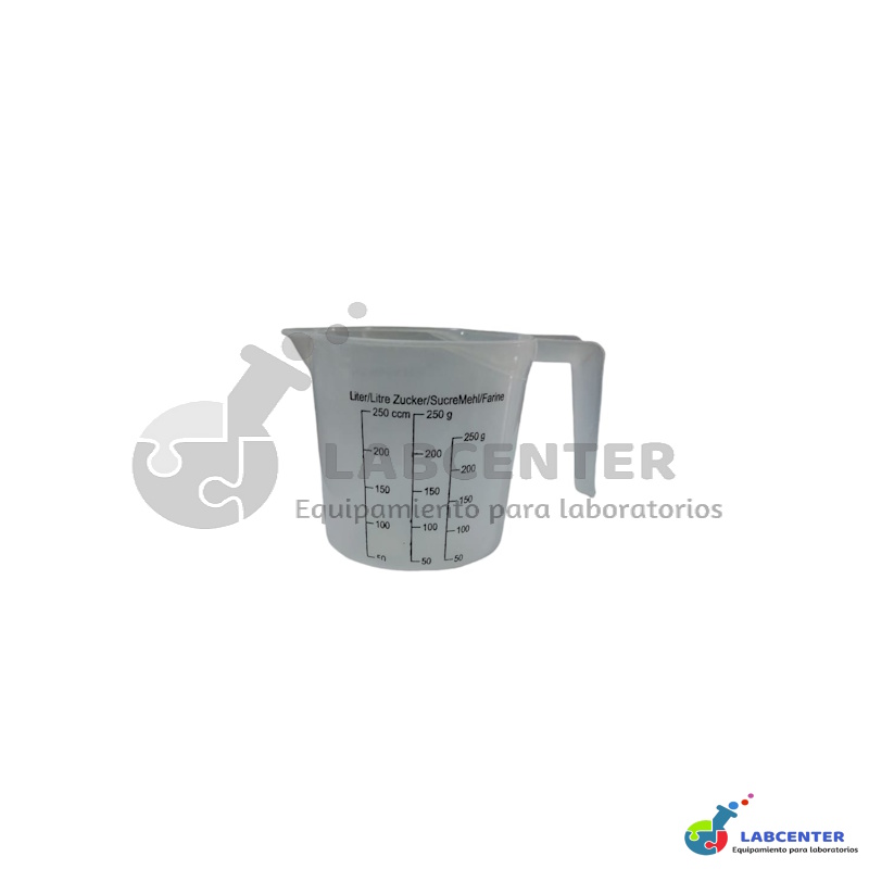 JARRO GRADUADO PLASTICO 250 ML