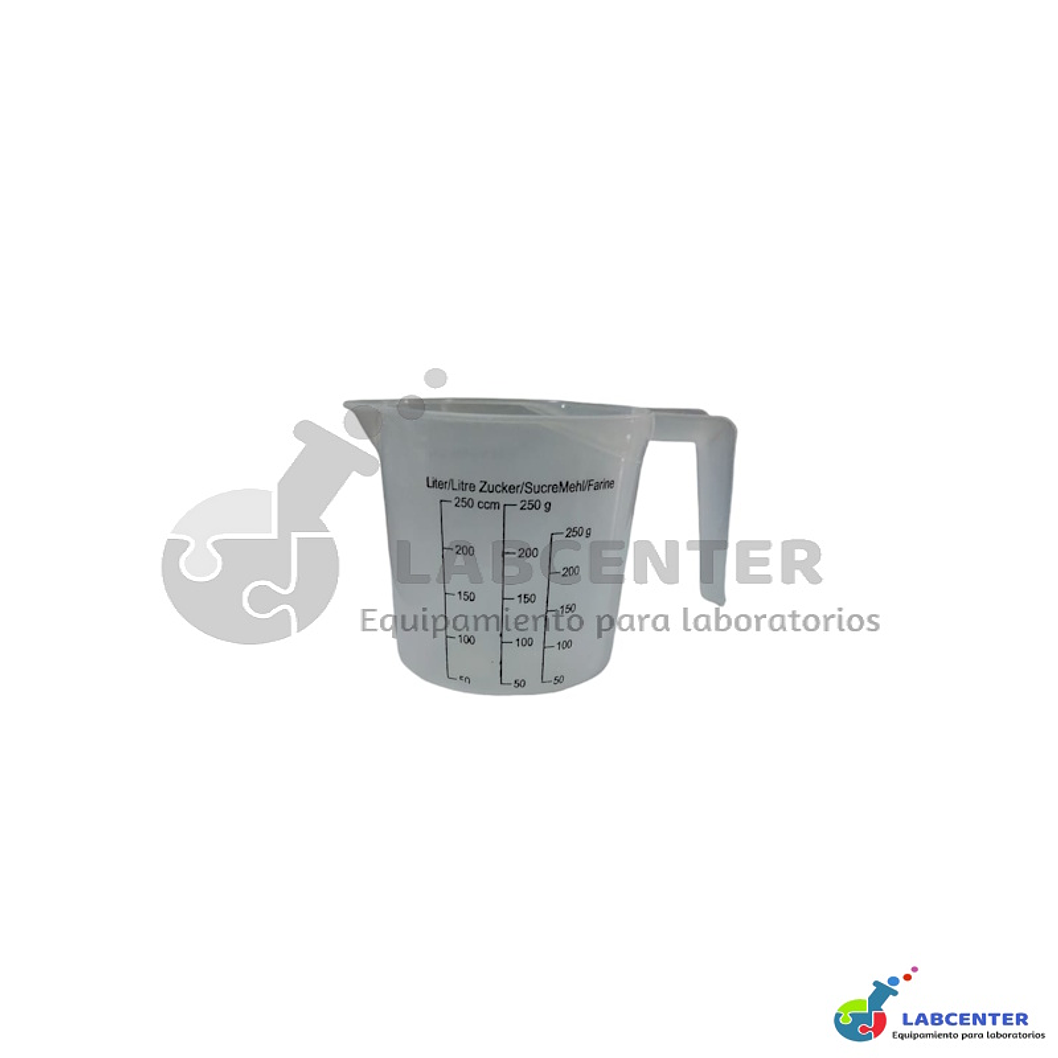 JARRO GRADUADO PLASTICO 250 ML 1