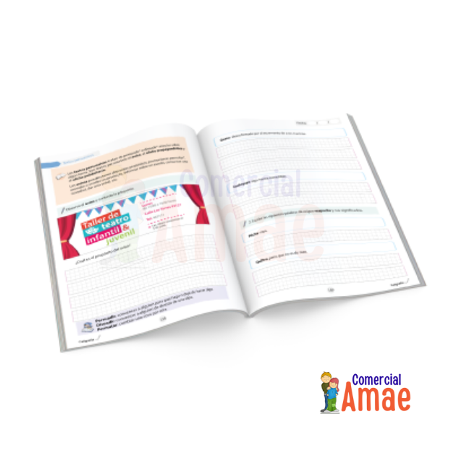 CALIGRAFIA CUADRICULA 4º BASICO 1