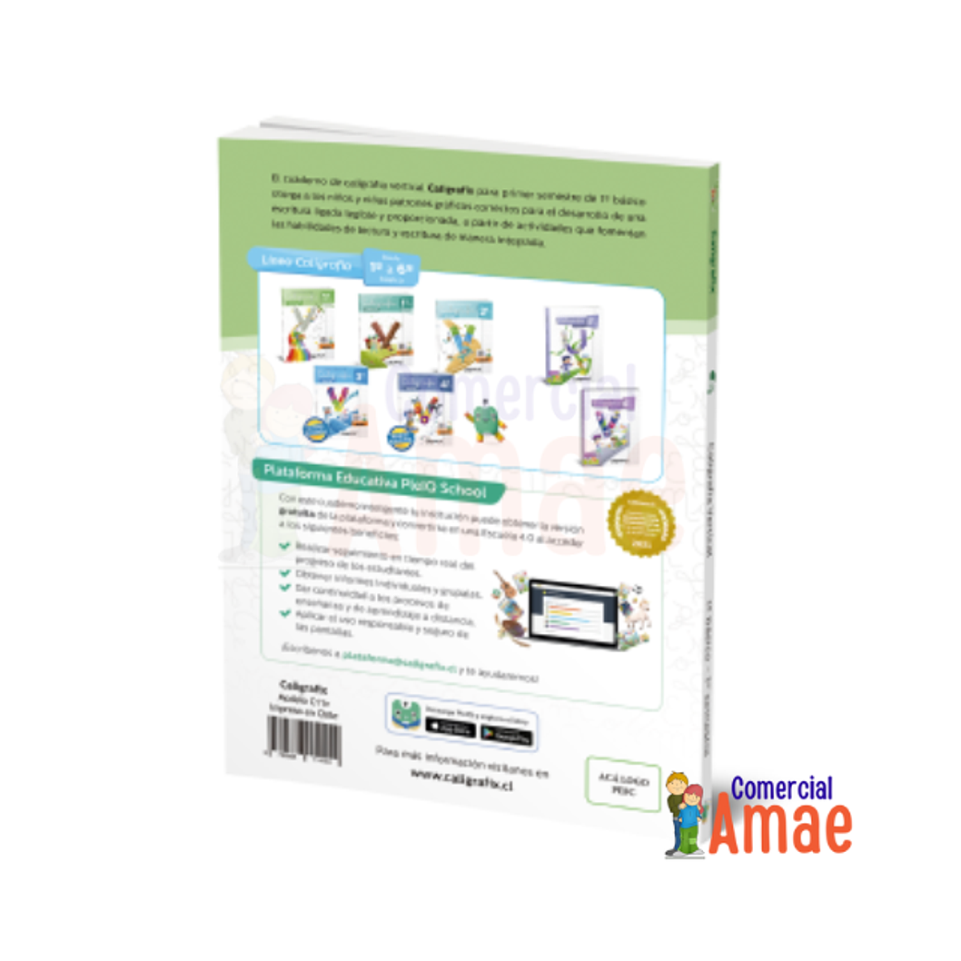 CALIGRAFIA VERTICAL - 1 º BASICO - PRIMER SEMESTRE 3