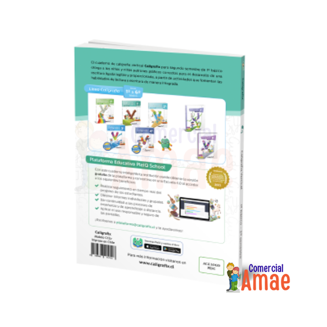 CALIGRAFIA VERTICAL - 1 º BASICO  - SEGUNDO  SEMESTRE 3