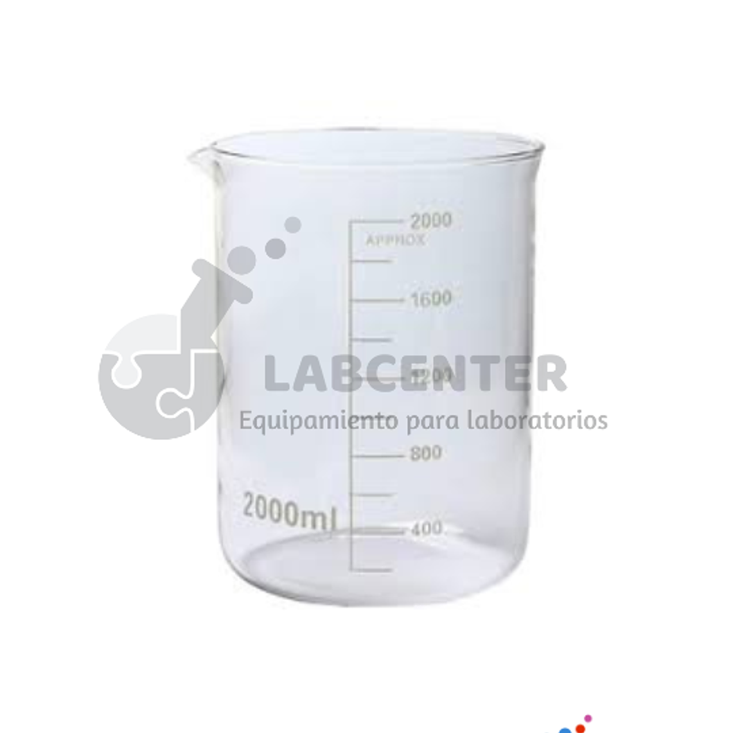 VASO PRECIPITADO FORMA BAJA 2000 ML 1