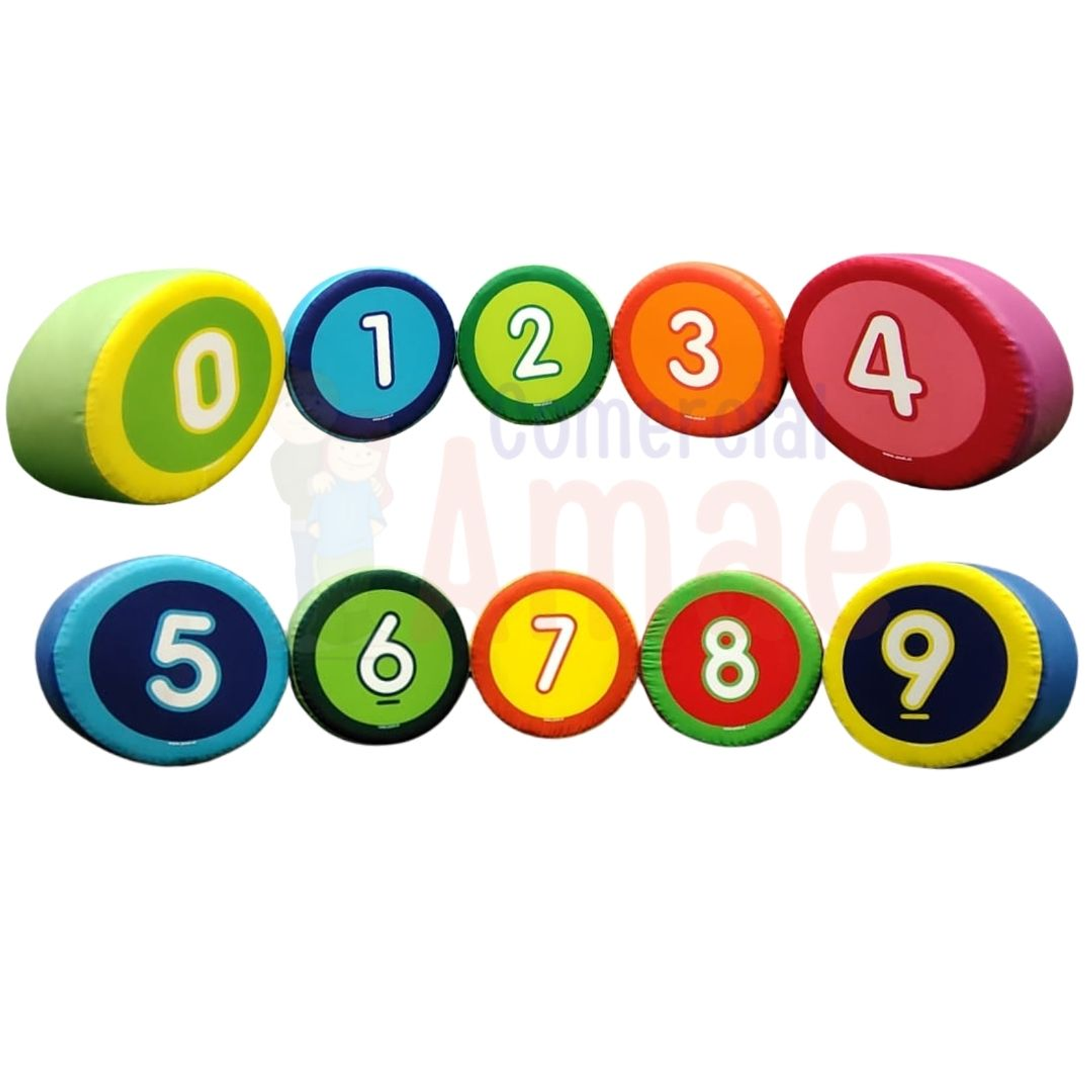 PUFF INFANTIL SERIE NUMEROS 0 AL 9, 10 PIEZAS 3