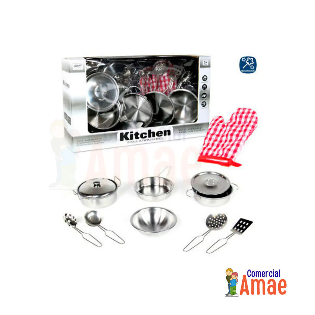 JUEGO BATERIA DE COCINA 11 PIEZAS 1