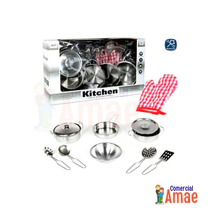JUEGO BATERIA DE COCINA 11 PIEZAS