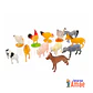SET DE 12 ANIMALES DE LA GRANJA - Miniatura 1