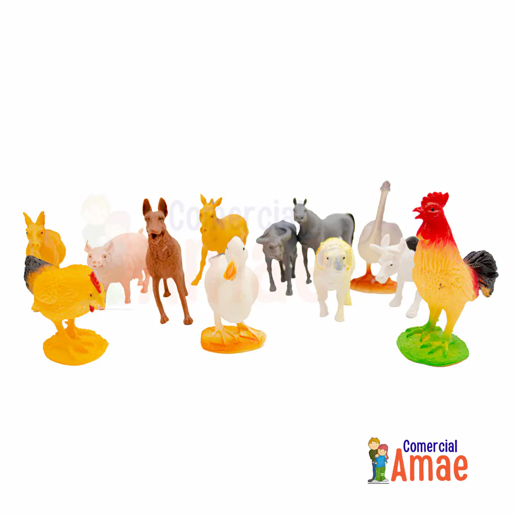 SET DE 12 ANIMALES DE LA GRANJA 3