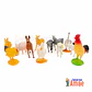 SET DE 12 ANIMALES DE LA GRANJA - Miniatura 3