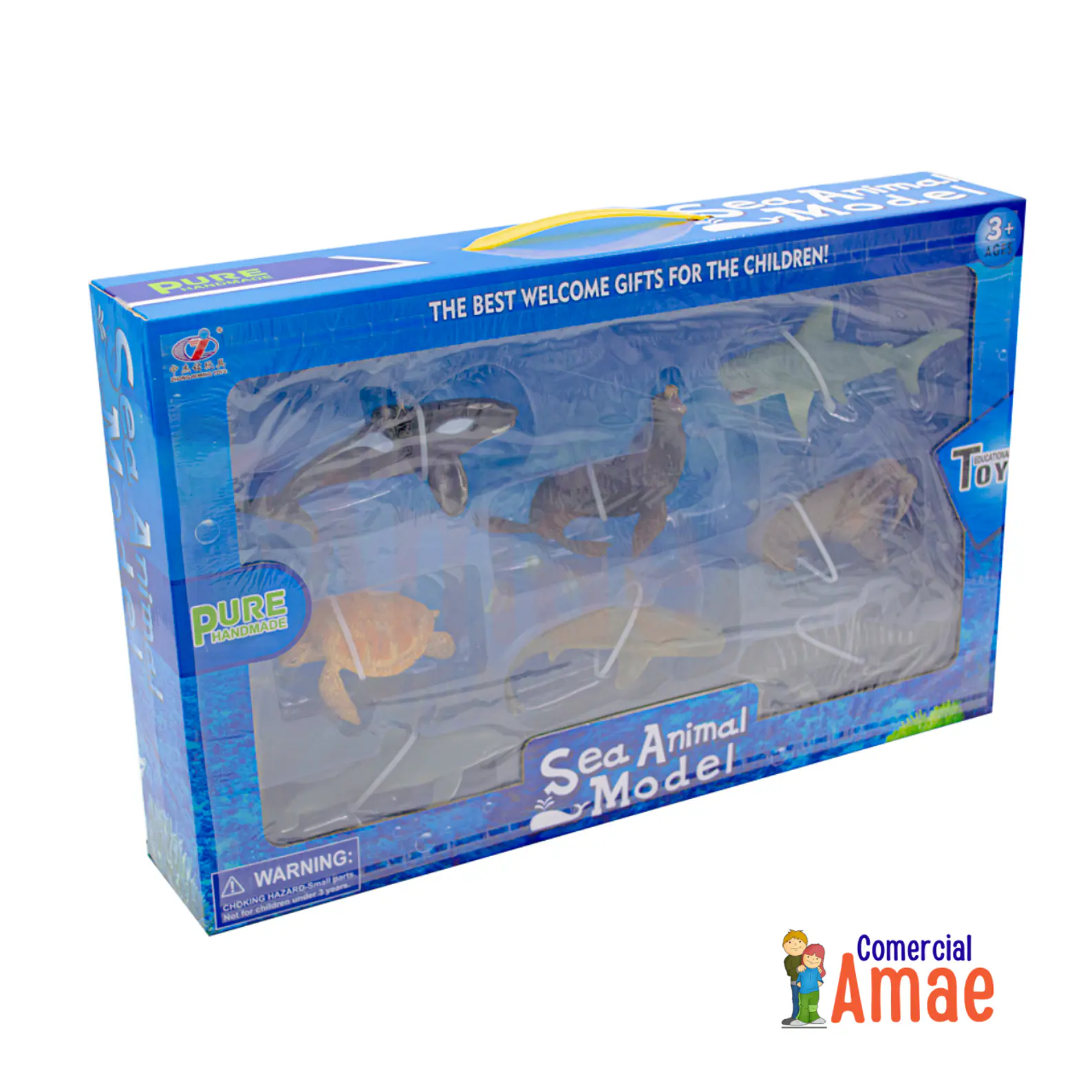 SET ANIMALES MARINOS 8 PIEZAS 2