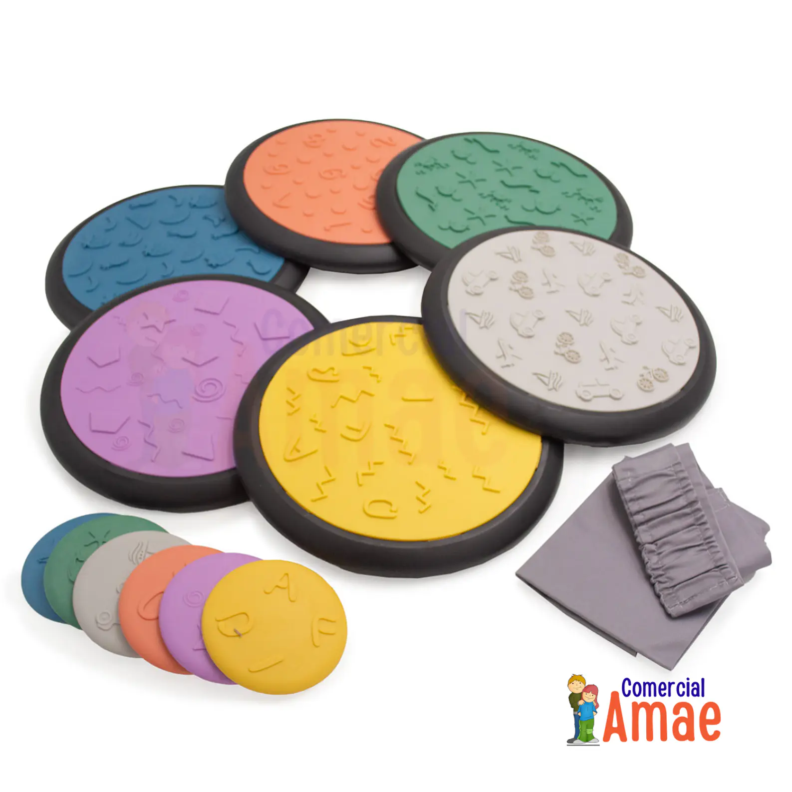 JUEGO MEMORICE DE PISO CON TEXTURAS 1