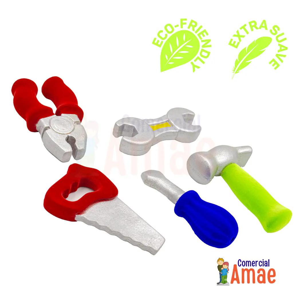 HERRAMIENTAS SOFT RUBBABU SET 5 PZAS 1