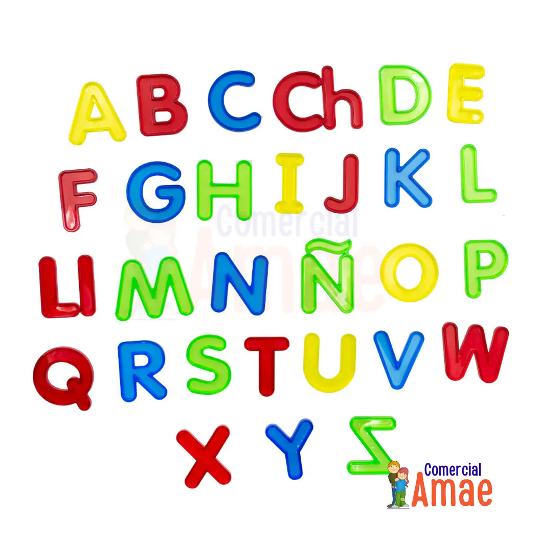LETRAS MAYÚSCULAS TRASLÚCIDAS 29 PIEZAS 1