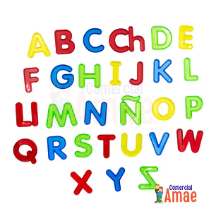 LETRAS MAYÚSCULAS TRASLÚCIDAS 29 PIEZAS