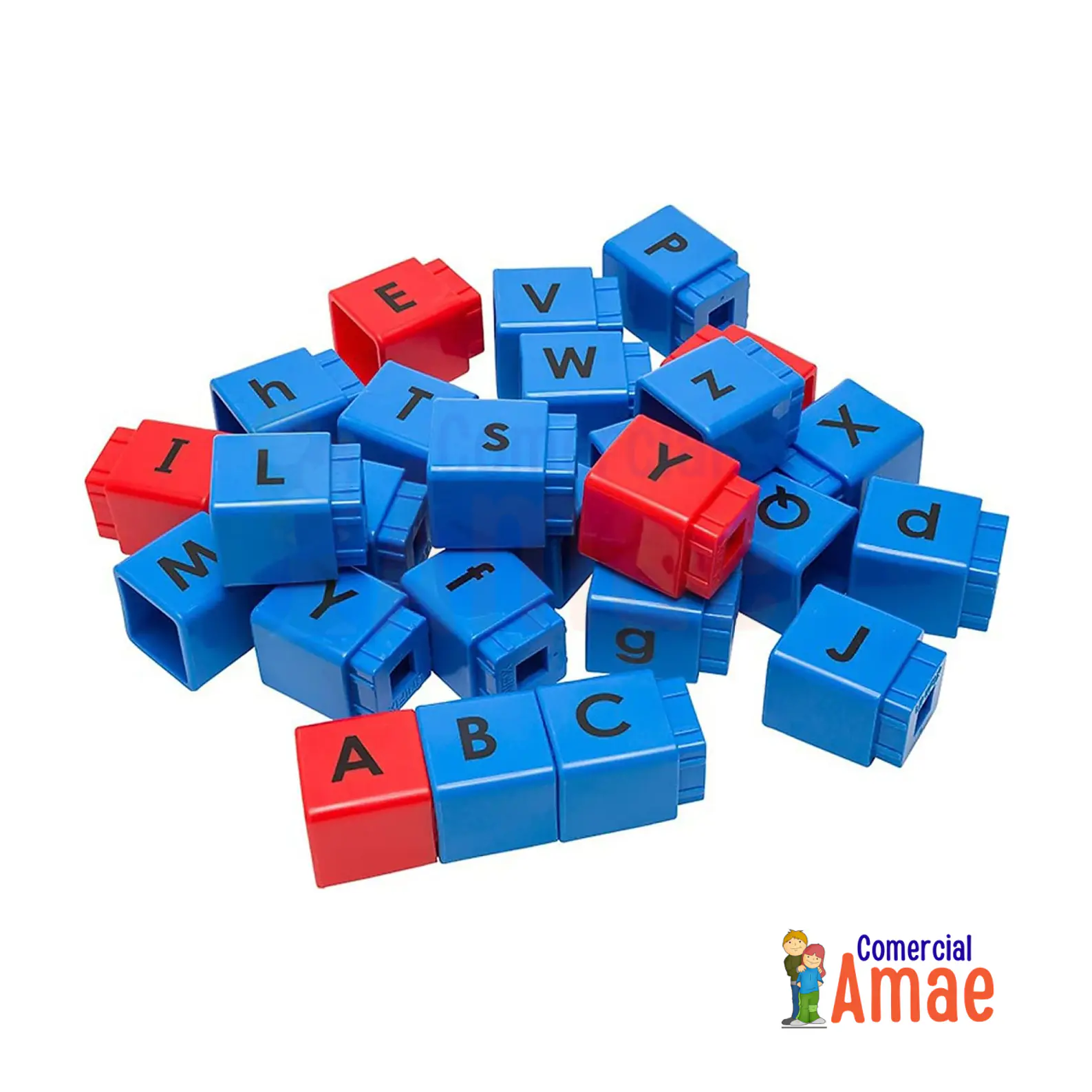 CUBOS DE LETRAS CONECTABLES 90 PIEZAS 1
