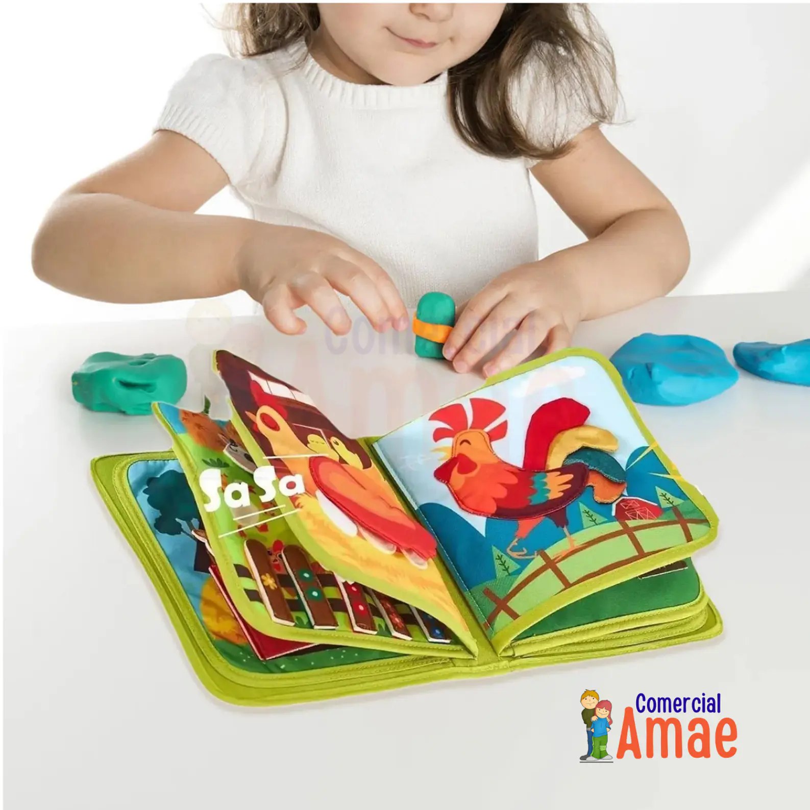 LIBRO SENSORIAL SOFT LA GRANJA 22 CM 1