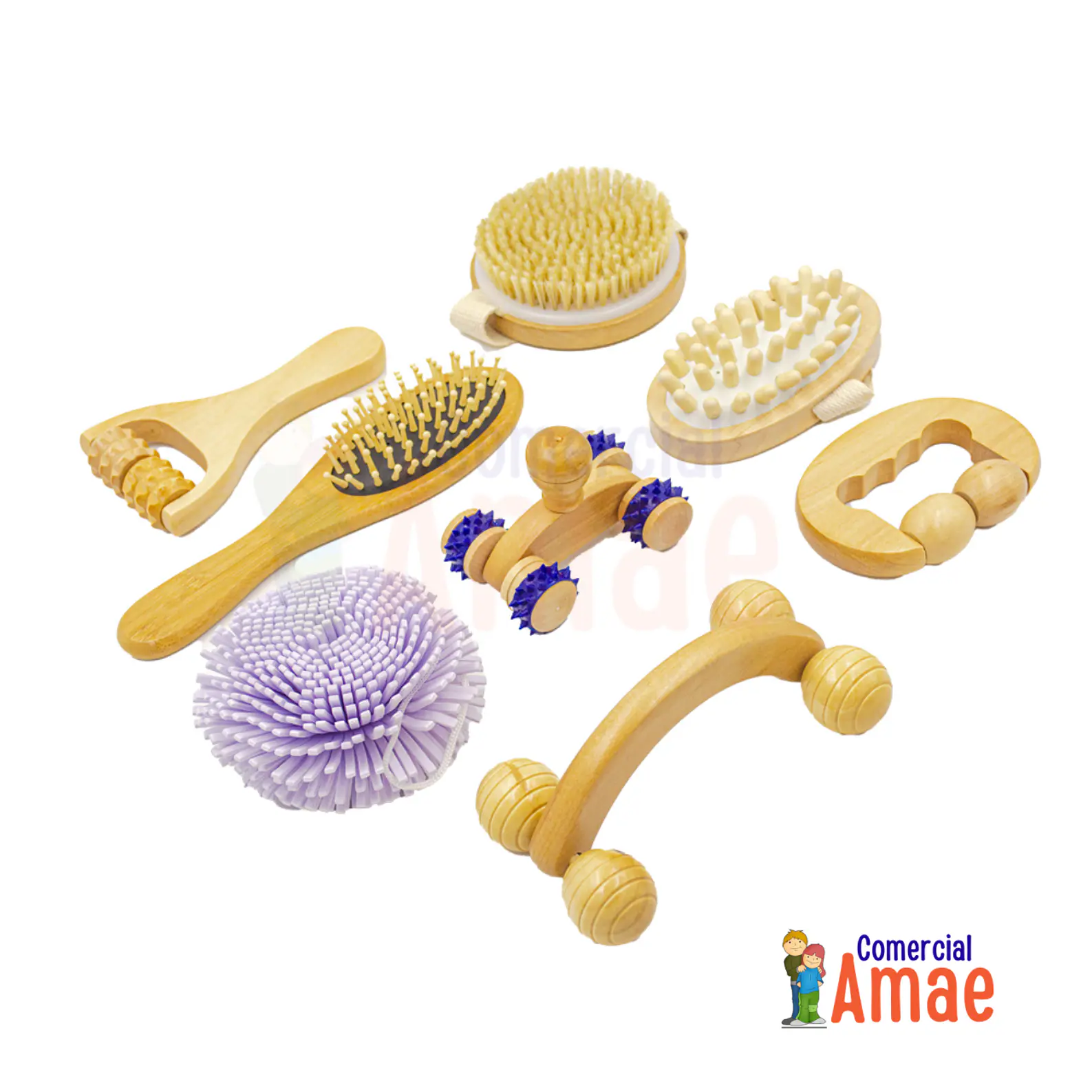 JUEGO DE MASAJE SENSORIAL DE MADERA 1