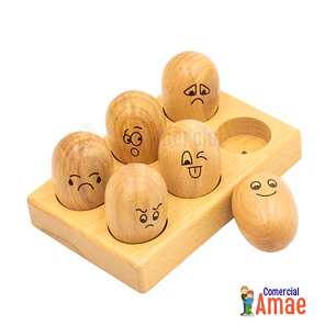 SET DE 6 HUEVOS DE LAS EMOCIONES