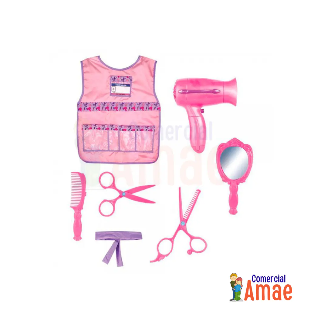 DISFRAZ DE PELUQUERA CON ACCESORIOS 1