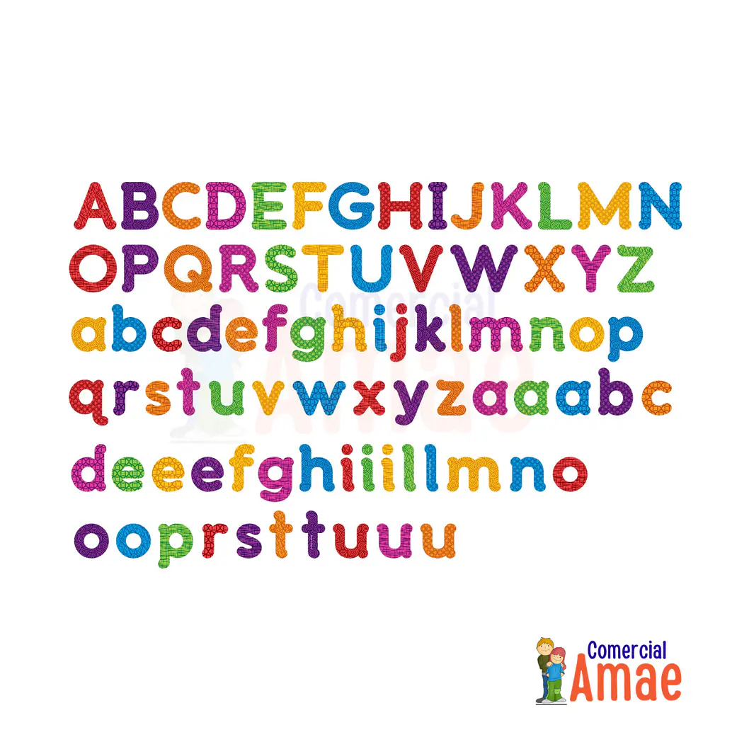 Letras Magnéticas Mayúsculas y Minúsculas 82 Piezas – Set Educativo Alfabeto 3