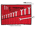 Juego llave punta y corona, 14 piezas en Pulgadas 3/8" - 1.1/4", #1937, Tekton ﻿﻿﻿**Producto sin IVA incluido﻿﻿