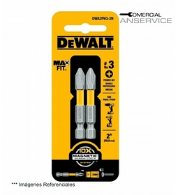 Set puntas PH3 Display 2 Piezas #DWAF2PH3-2H Dewalt ﻿**Producto sin IVA incluido﻿