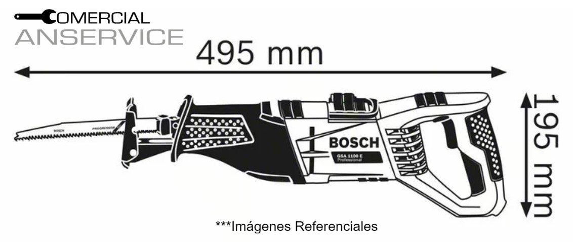 Sierra Sable, 1100W GSA #1100E, Bosch