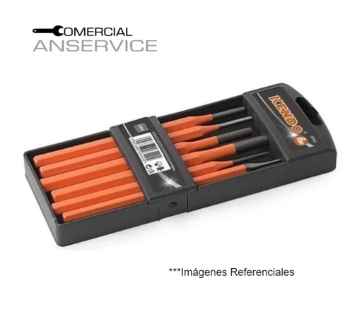 Juego de Botadores 6 Piezas 2mm - 8mm, #26543, Kendo **Producto sin IVA incluido