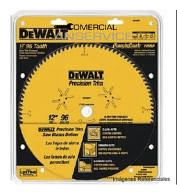 Disco de sierra ingleteadora 12" 96 dientes #DW7296PT, Dewalt ﻿**Producto sin IVA incluido