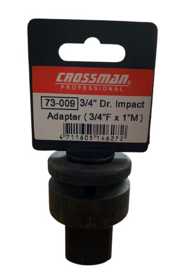 Adaptador Impacto 3/4" H - 1" M #73-009 Crossman **Producto sin IVA incluido