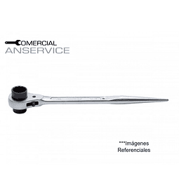 Llave Carraca Andamio 19-22mm #11401922 Hans **Producto sin IVA incluido