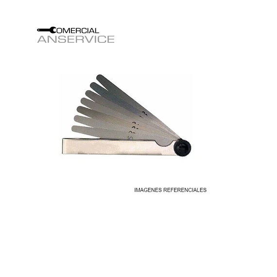 Feeler corto 0.05-1.0mmX100mm 13 hojas PRIDER **Producto sin IVA incluido﻿﻿