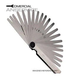 Feeler corto 0.05-1.0mmX100mm 20 hojas Pride ﻿﻿﻿**Producto sin IVA incluido﻿﻿