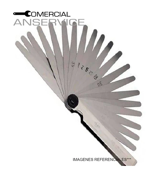 Feeler corto 0.05-1.0mmX100mm 20 hojas Pride ﻿﻿﻿**Producto sin IVA incluido﻿﻿