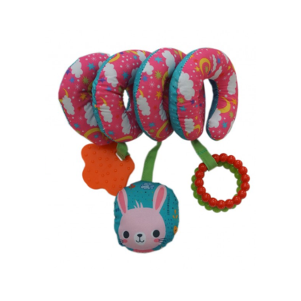 PELUCHE ESPIRAL SONAJERO Y CON MORDEDOR 