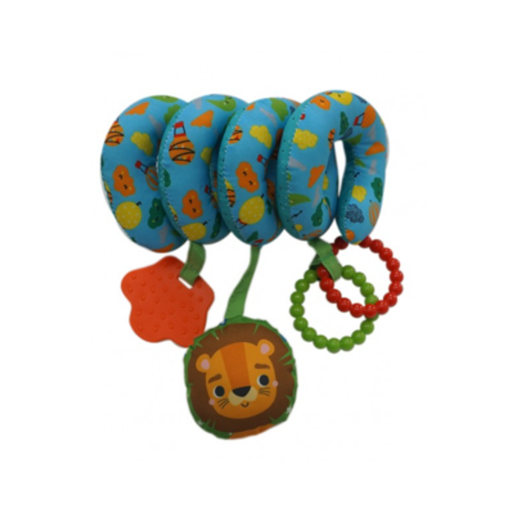 PELUCHE ESPIRAL SONAJERO Y CON MORDEDOR 