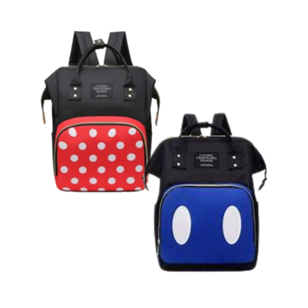 MOCHILA MATERNAL MINNIE & MICKEY 