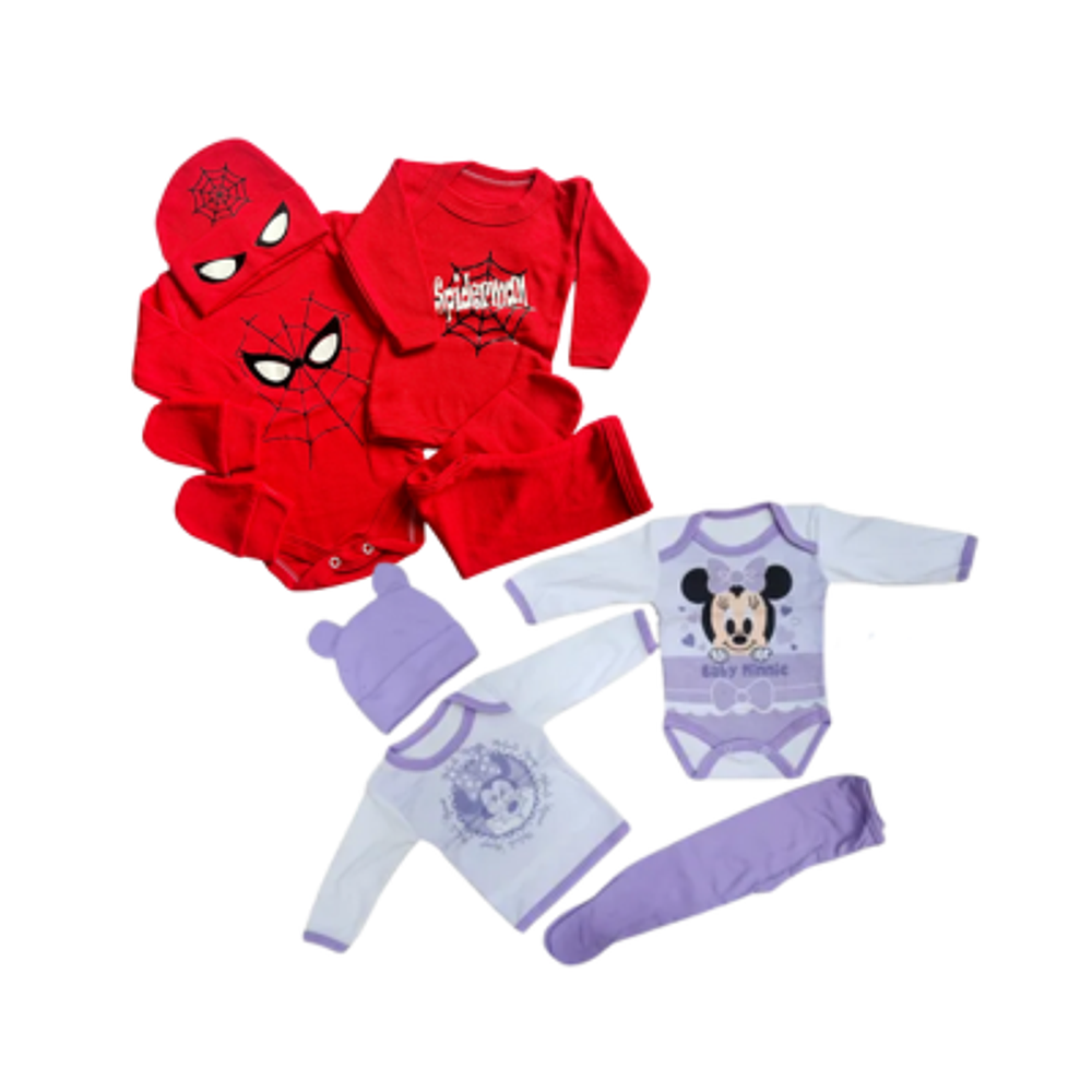 AJUAR PERSONAJES TALLA 2 (3 A 6 MESES)