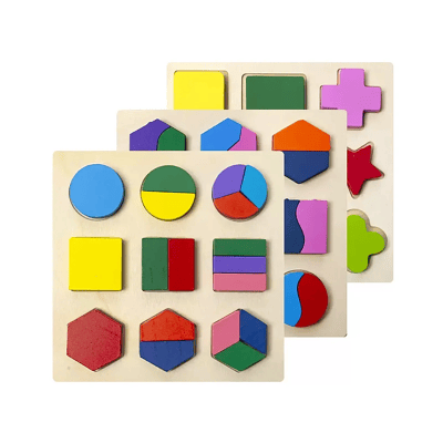 JUGUETE FIGURA GEOMÉTRICA DE MADERA