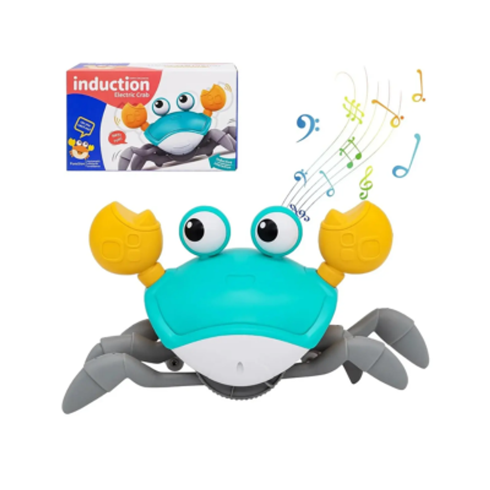 JUGUETE CANGREJO CON SENSOR Y SONIDO A PILA 
