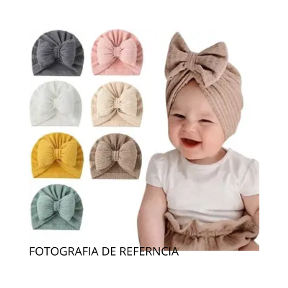 TURBANTE DE TELA PARA BEBÉ