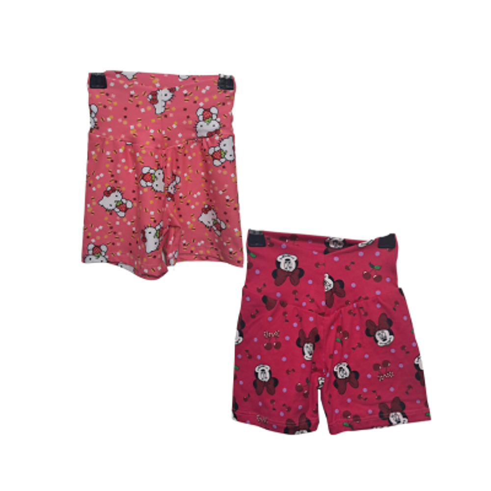 SHORT PERSONAJES NIÑA TALLA 2