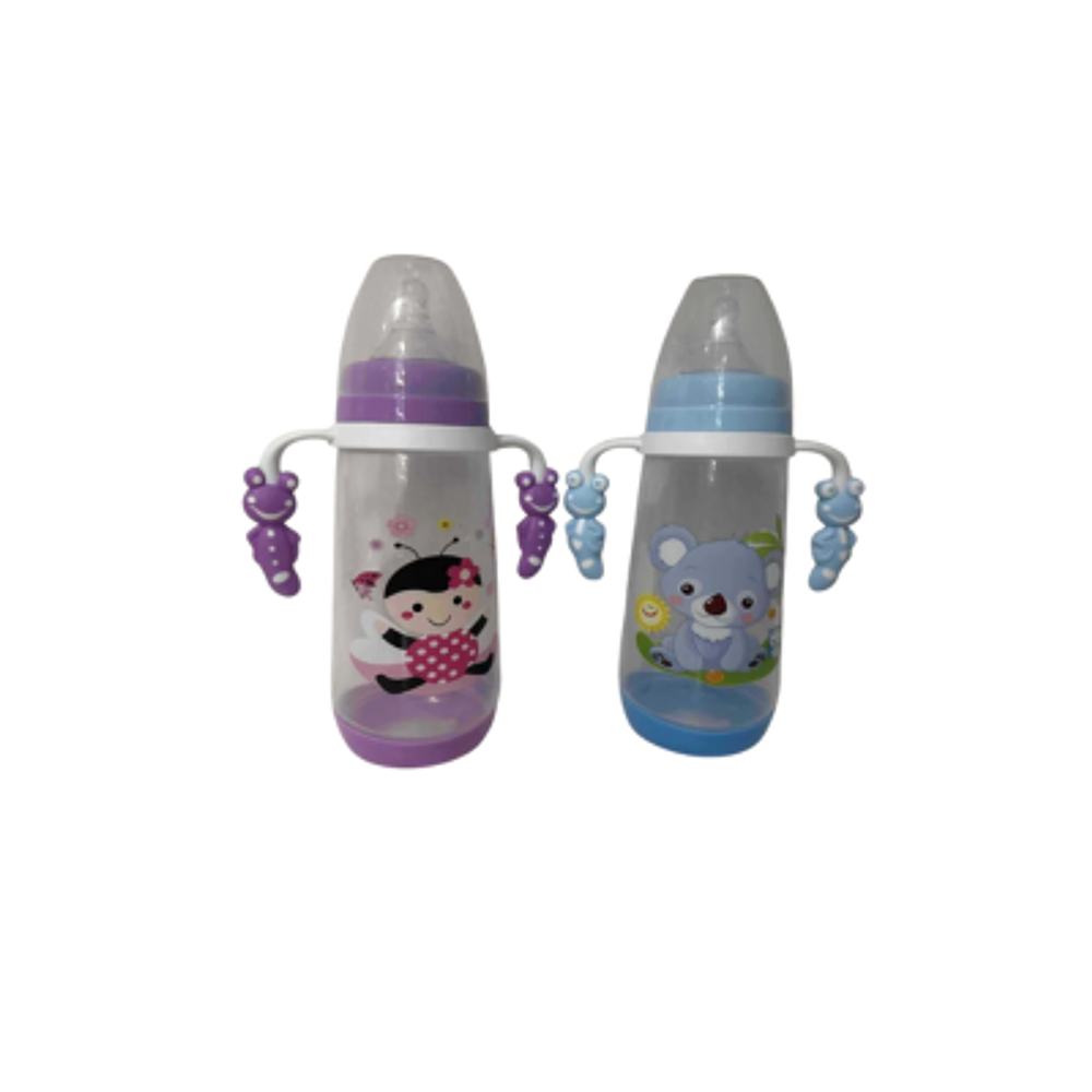 MAMADERA CON TAPA Y ASA 420 ML.