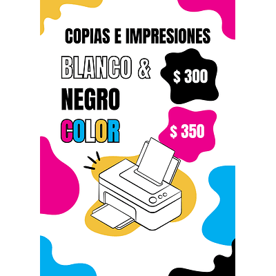 IMPRESIONES BLANCO Y NEGRO 